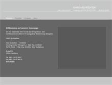 Tablet Screenshot of gaws-architekten.de
